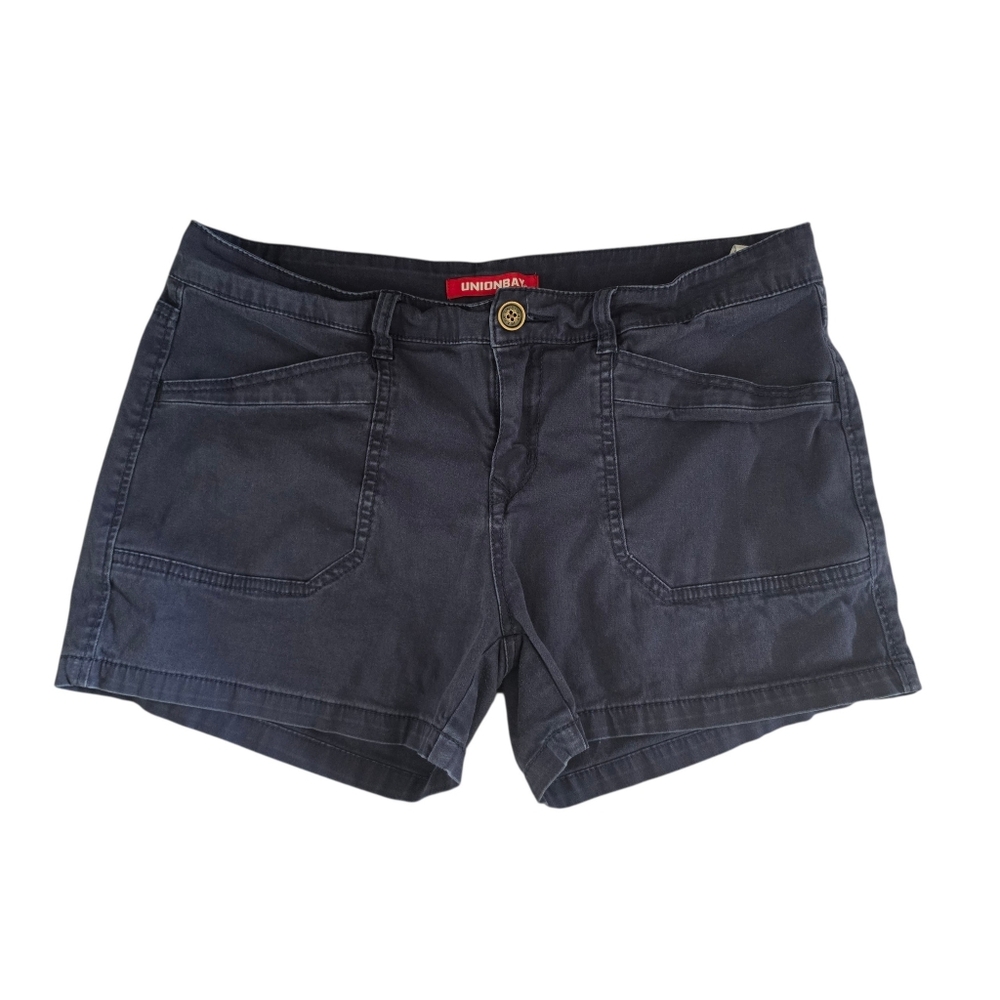 Union Bay Womans Casual Navy Stretch Short